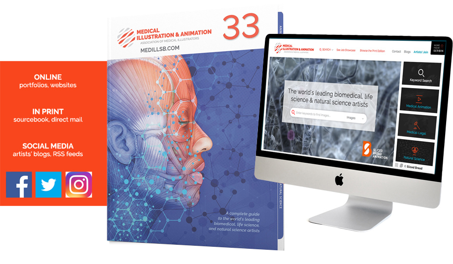 Serbin Medical Illustrator Sourcebook (2020) promotional image.
